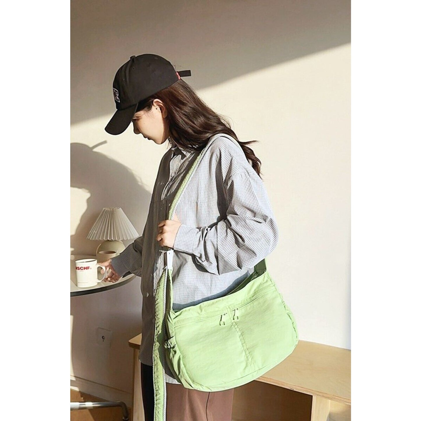 UNISEX CROSSBODY MESSENGER NYLON CASUAL HANDBAG