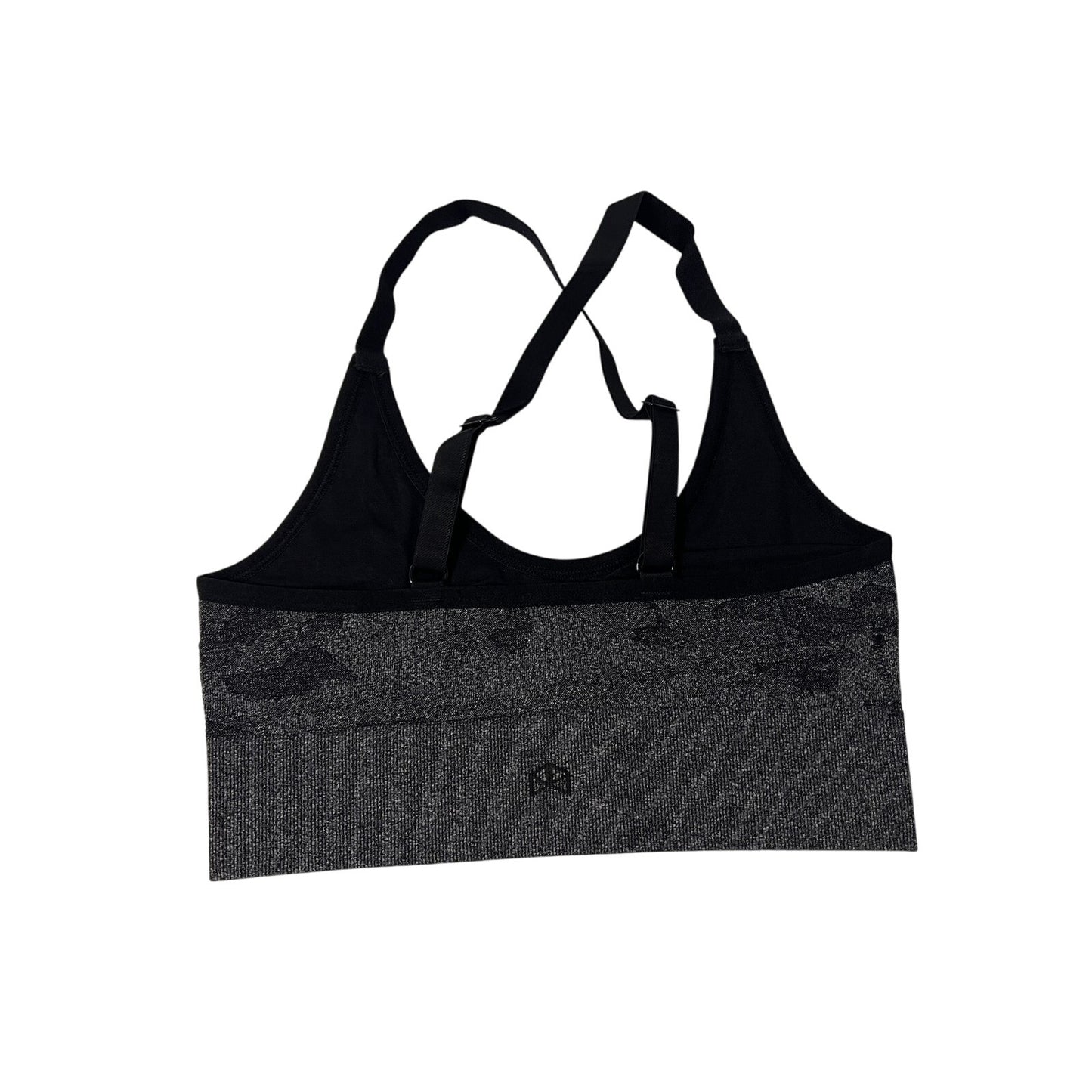 RAW WOMEN'S CAMO BLACK SPORTS BRA SIZE MEDIUM NEW