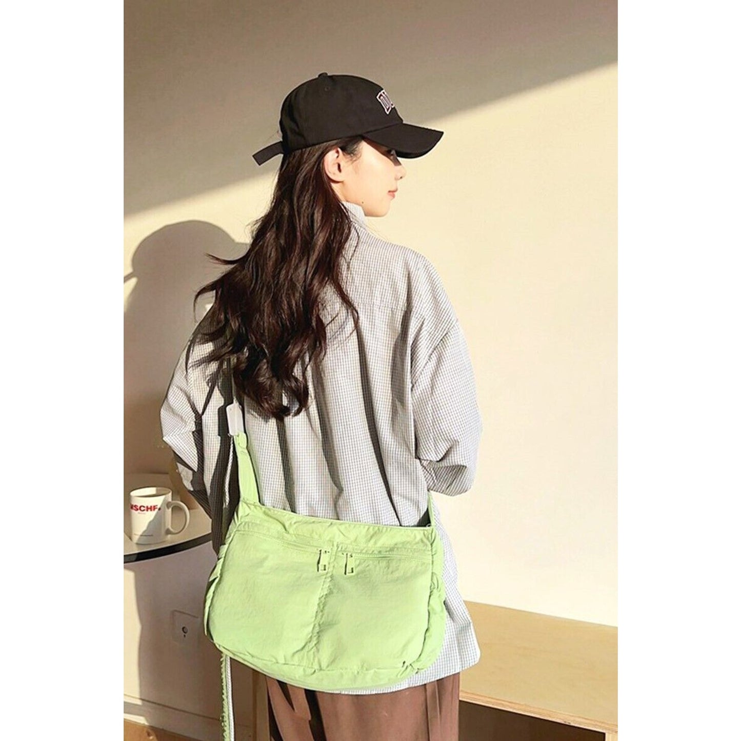 UNISEX CROSSBODY MESSENGER NYLON CASUAL HANDBAG