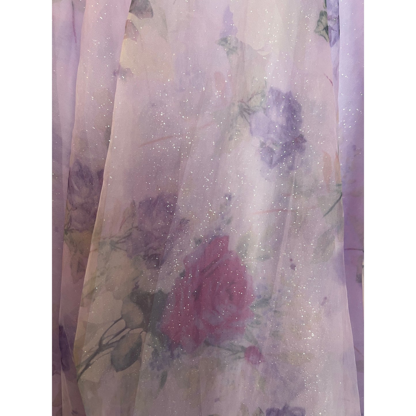 Amelia Couture Women's Floral Print Off Shoulder Gown by Amelia Couture Size 12