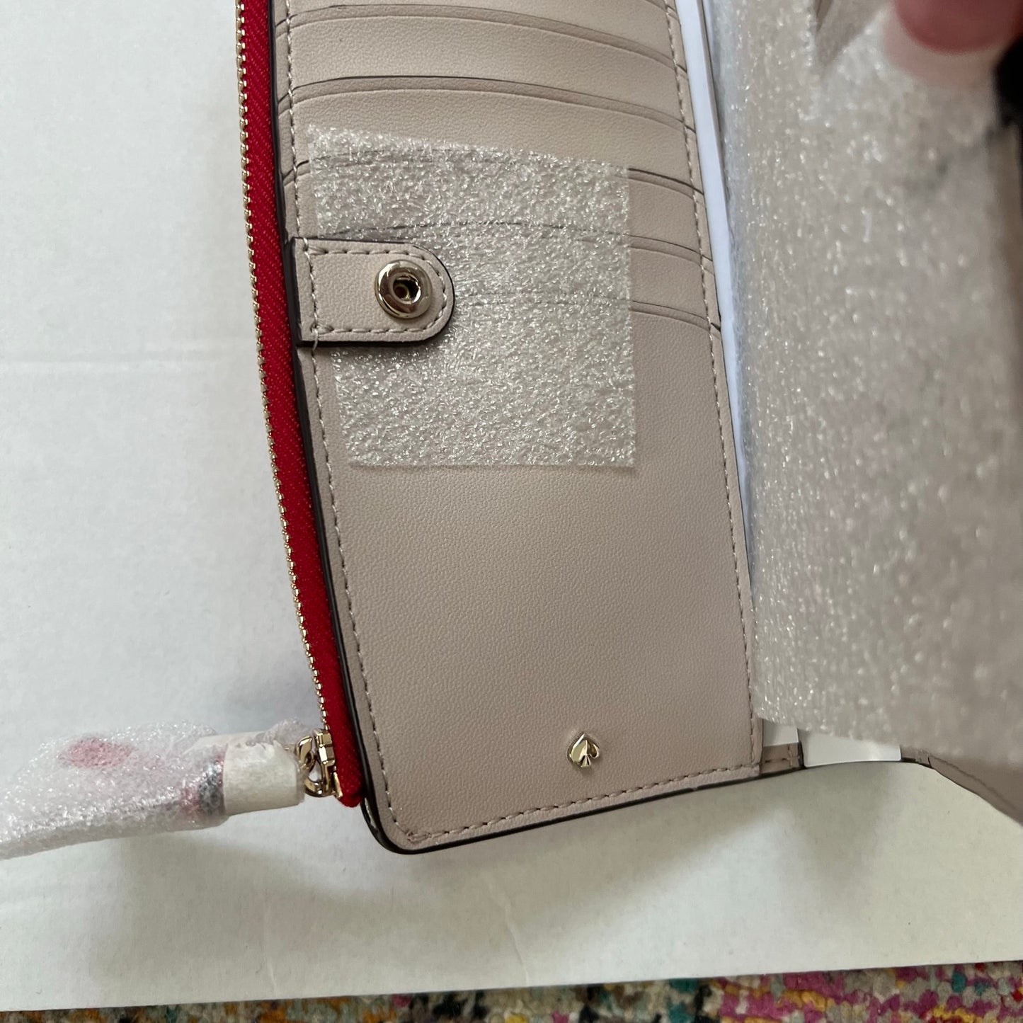 KATE SPADE NEW YORK Slim Leather Zip Wallet