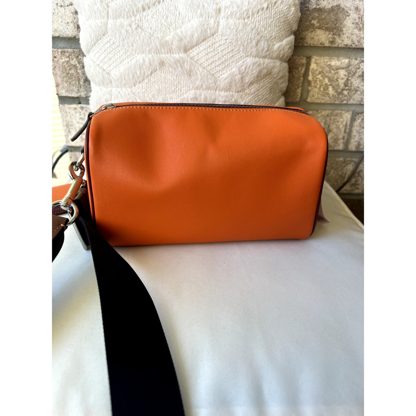 COACH Axel Crossbody With Coach Stamp orange NWT