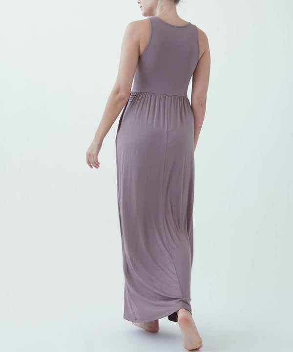 Halter Shaped Neckline Comfortable Dress