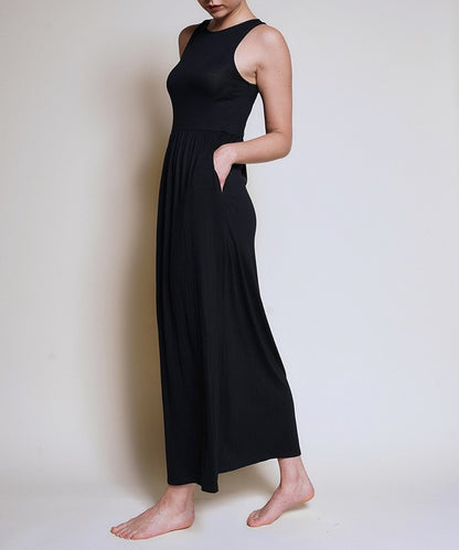 Halter Shaped Neckline Comfortable Dress