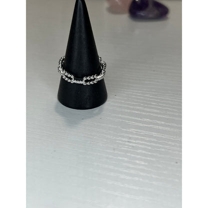 Women's 925 Sterling Silver Ring Band Delicate Stackable Size 9