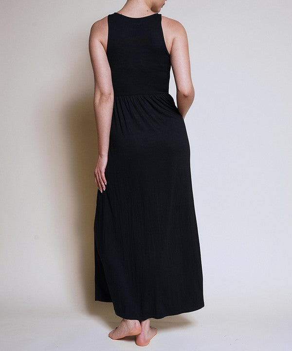 Halter Shaped Neckline Comfortable Dress