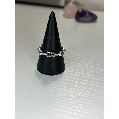 Women's 925 Sterling Silver Ring Band Delicate Stackable Size 9