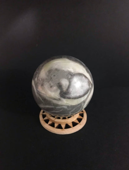 Natural Shell Jasper Sphere