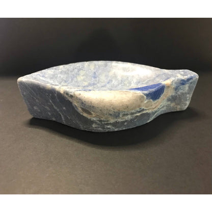 NATURAL BLUE AVENTURINE LEAF BOWL