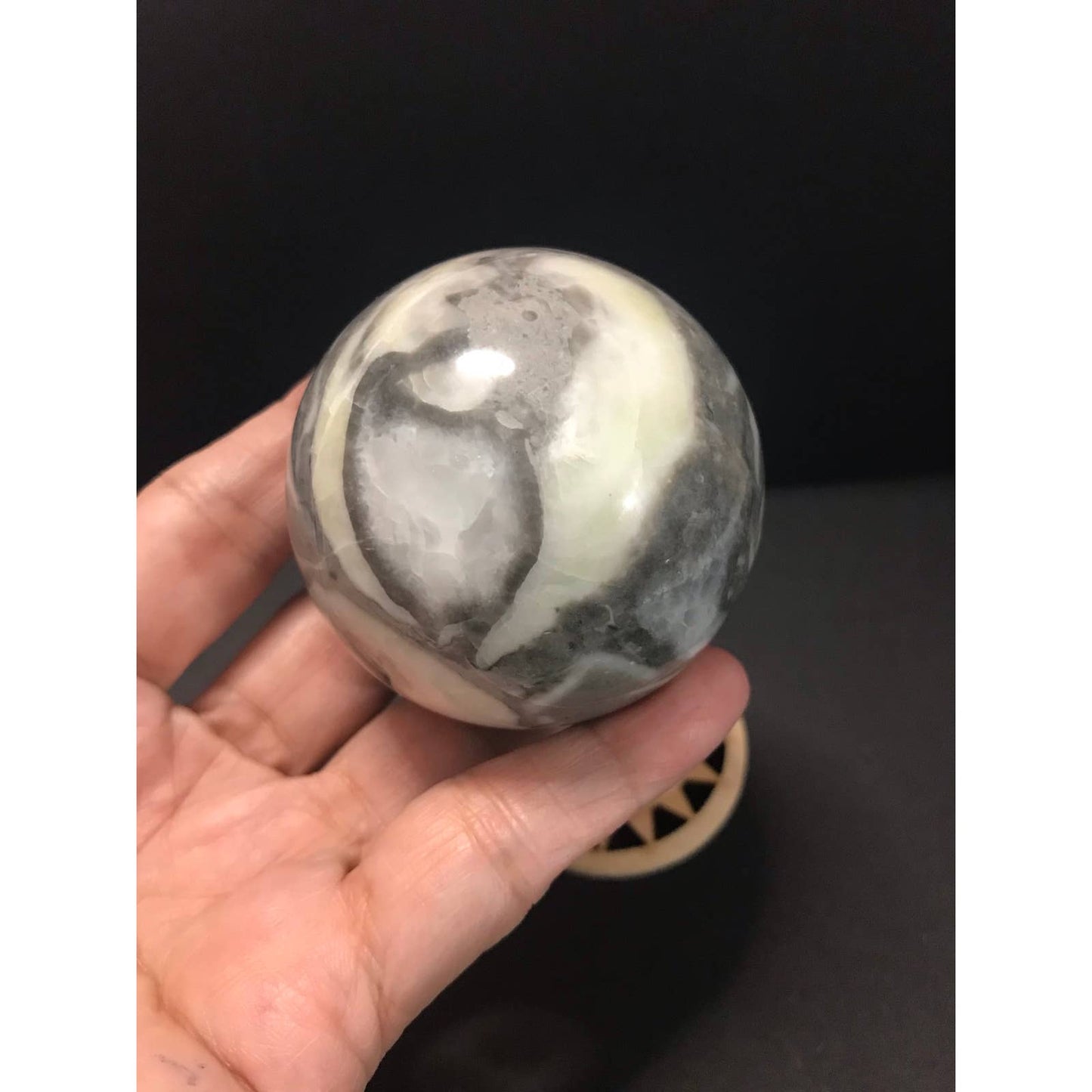 Natural Shell Jasper Sphere