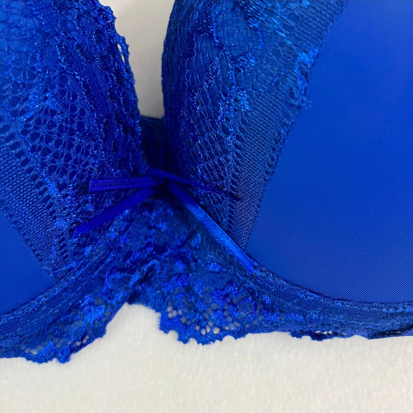 FAYLINA WOMEN UNDERWIRE PUSHUP BRA ROYAL BLUE 34C