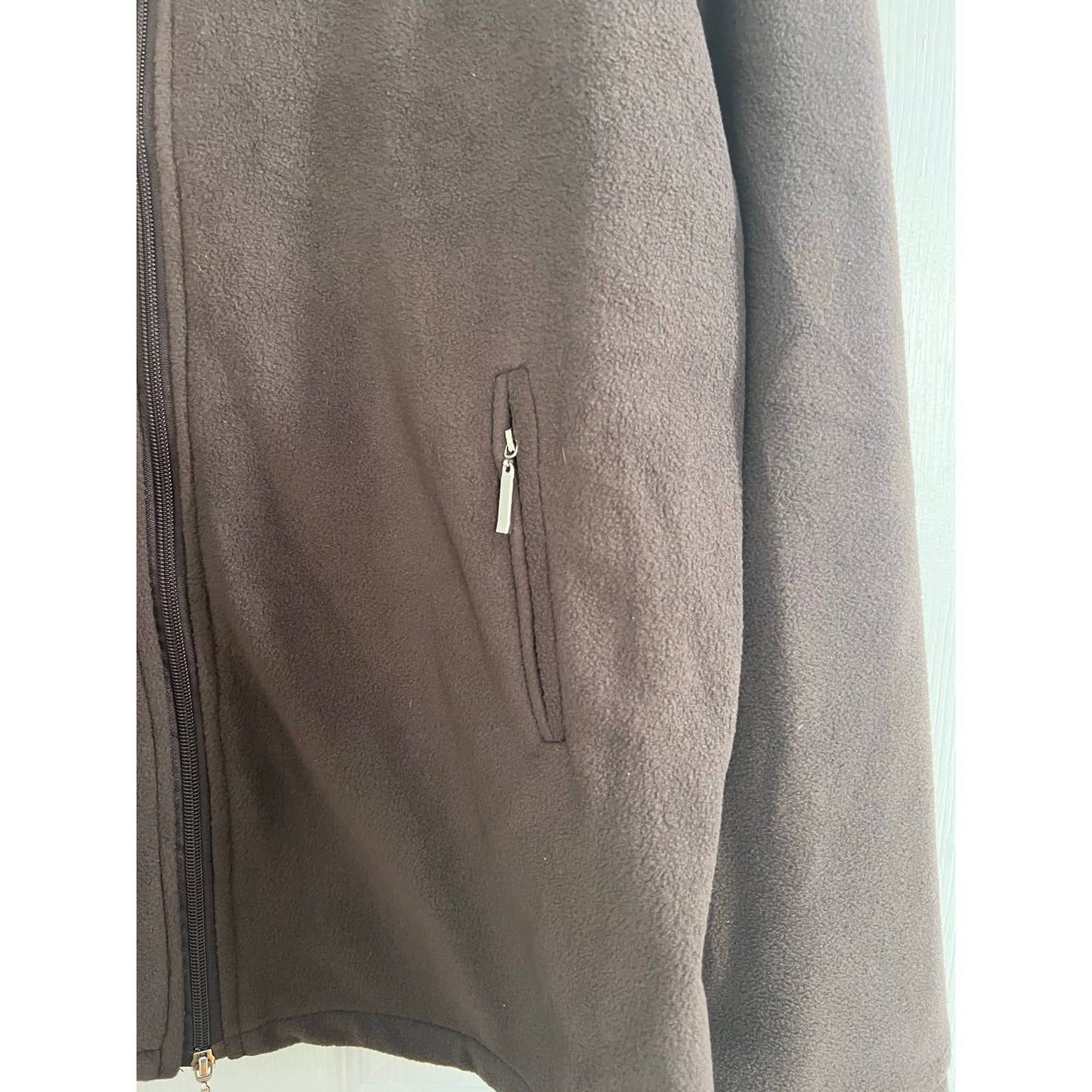 ACEVOG Women's Long Sleeve Zip Up Fleece Sweatshirt Jacket with Pocket XL