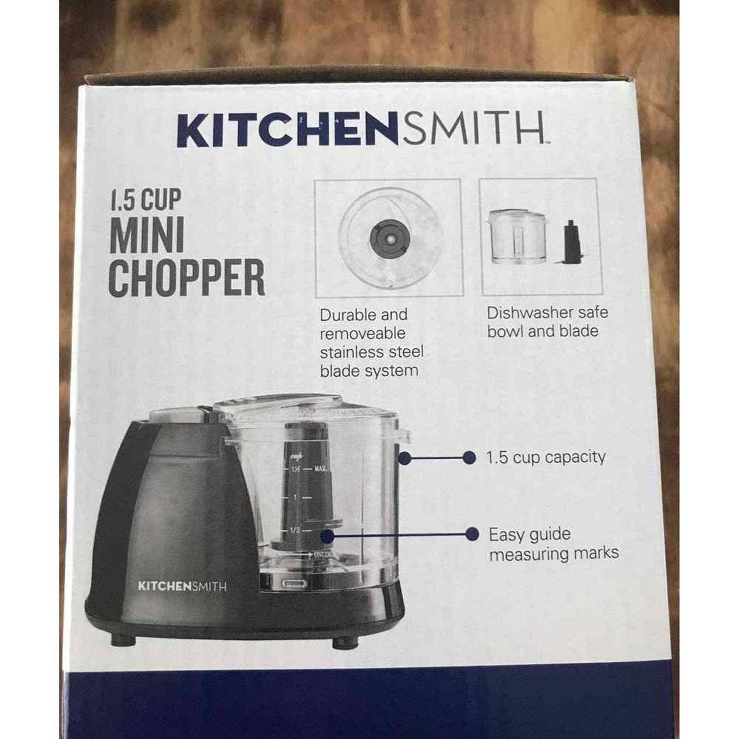 Kitchen Smith 1.5 Cup Mini Chopper mini manual food chopper